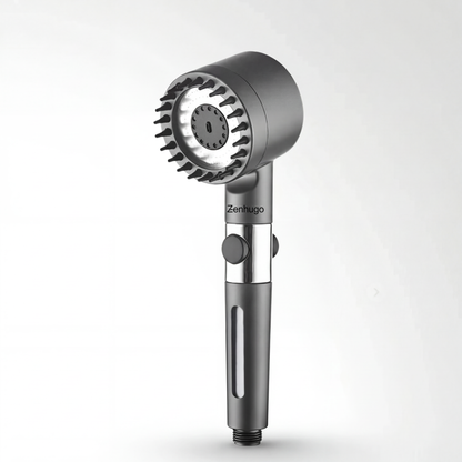 2026 new ion drop shower head with handheld filter shower, turbocharger with multiple spray modes, built-in filter on/off switch