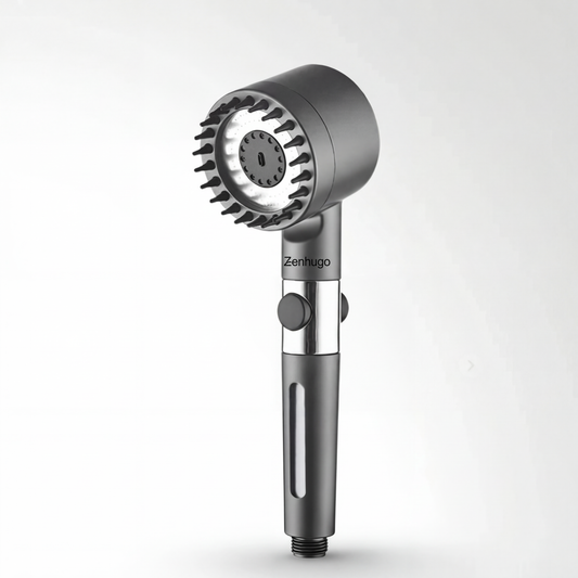 Zenhugo 18-Stage Filtered Shower Head — Cleaner Water for Softer Skin & Stronger Hair