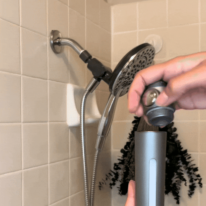 2026 new ion drop shower head with handheld filter shower, turbocharger with multiple spray modes, built-in filter on/off switch